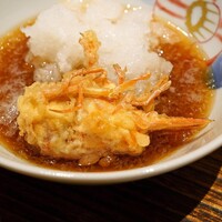 日本橋 蕎ノ字 - 車海老の頭　②