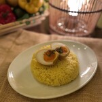 イエロースパイス - ライスon煮卵