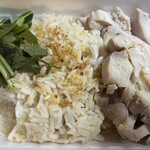 さいとう食堂 - 【カオマンガイ】鶏肉ぷりぷり弾力があってシンプルな味わいで美味しい。