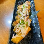 Koshitsu Izakaya Sumibiyaki Tori Tabehoudai Ginzan - 栃尾油揚げネギ味噌