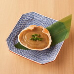 Grilled crab miso shell