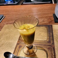 割烹 隆 - ゴールドラッシュの冷製すり流し