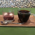 Zoezu Daidokoro - 白玉ぜんざいとアイスコーヒー