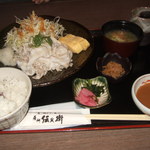 薩州濱田屋伝兵衛 - 黒豚バラ冷しゃぶ定食　900円