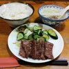 Ajino Gyuu Tan Kisuke Hasshouno Mise - 牛団炭火焼定食 しお味（1人前）