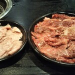 Yakiniku Fuufuutei - 豚トロ(2人前)とカルビ(5人前)