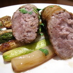 リストランテ ネグラマーロ - サルシッチャとアスパラ（白＆緑）のソテー