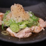 Teppanyaki Fukurou - せせり　ネギおろしポン酢