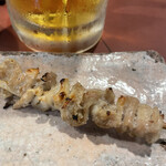 炭火焼とり 安喜 - かわ180円