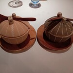 レストラン・マッカリーナ - 母とペア。