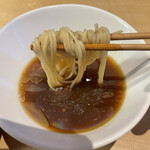 RAMEN ぶろす - 貝だし醤油つけ麺(つけ汁)