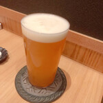 Roppongi Kimme Zushi - 生ビールは白乃穂香