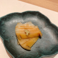 六本木きんめ鮨 - アワビの酒蒸し