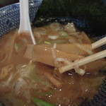 自家製麺つけ麺 紅葉 - メンマ