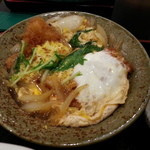 定食や - かつとじです（２０１３年３月）。