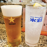 串づ串 - 生ビール&チューハイ レモン