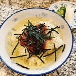 Kushidukushi - お茶漬け(韓国風イカのコチュジャン)