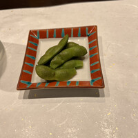 美味いもん屋 わ多なべ - お通しの茶豆
