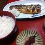 食事処 奴 - サバの塩焼き♪