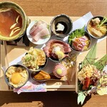 Gokoku Houjou No Ochaya Gohan Itsuki Chaya - 京丼食べ比べ膳＋五穀豊穣の玉手箱♡