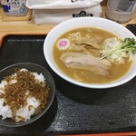 麺屋 睡蓮 - ラーメンとちりめん山椒ご飯