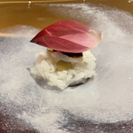 銀座 しのはら - 蓮の花を頂いて