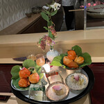 銀座 しのはら - 八寸のお盆