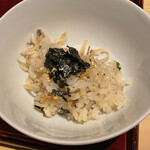 銀座 しのはら - スッポンと鮎の炊き込みご飯