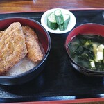 八号線食堂 - ブリカツ丼　730円