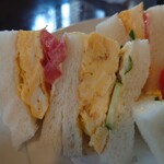 cafe21 - 玉子ととまと、玉子とキュウリ