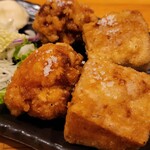 御食事処 濱松屋 - から揚げニコニコ盛り（480円）