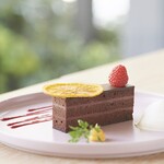 Musée KARATO - チョコレートケーキ　クリームエスプーマを添えて