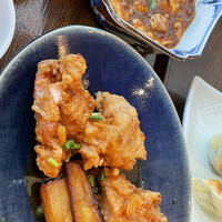 青菜 丸の内ブリックスクエア店 - 油淋鶏