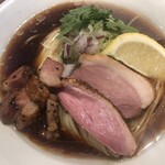 鴨出汁中華蕎麦 麺屋yoshiki - 鴨出汁冷やしそば～醤油ver.