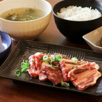 A great place to start with Yakiniku (Grilled meat) snacks! Set B
