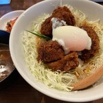 181550322 - タレカツ丼　ヒレ　＋　温泉卵