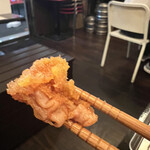 串揚げ09 - 豚辛ホルモン　断面図
