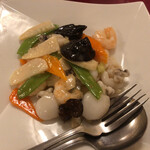横浜中華街 中國上海料理 四五六菜館 - ランチ海鮮塩炒め