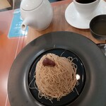 カフェリーフ - 和栗のモンブラン