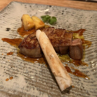 鉄板焼 かいか - フォアグラ和牛