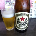 中華麺房 東龍 - グラスもビールも冷え❄冷え❄