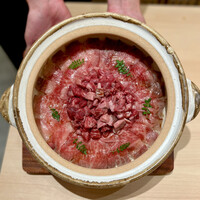 銀座 ちかみつ 並木通り - ヒレとサーロインの土鍋ご飯