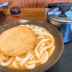 牧のうどん - 丸天うどんとスープ