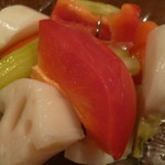 花眞亭 - 自家製ピクルス