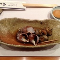 鮨 おさむ - 料理③北海道のつぶ貝　おさむさんの定番　汁まで飲み干せる美味しさです