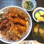 和乃泉 - 料理写真:上えび天丼1700円＋ご飯大盛り120円