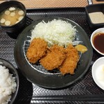 とんかつ北砂亭 - ヒレカツ定食、量少なめ