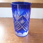 竹末東京Premium - お水は有名な江戸切子クラスにて