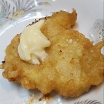 大養軒 - 豚天＋マヨでビールが進むぅ～