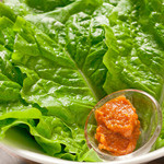 焼肉あさだ - チシャ菜